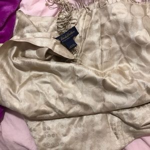 Khaki brooks brothers scarf